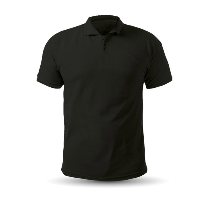 AÇELYA SİYAH XXL POLO YAKA T-SHİRT